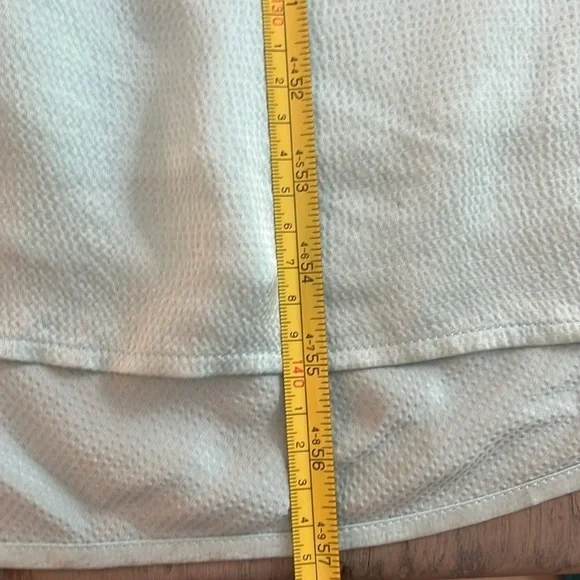 Samsøe Linea Long Satin Maxi Dress in Iced Aqua. size Large - Picture 8 of 13